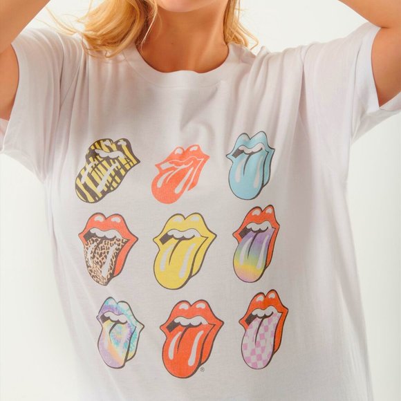 ROLLING STONES  •  Oversized Graphic Art Tee - Picture 2 of 4